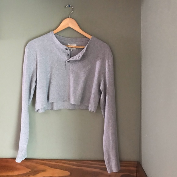 Frank & Oak Long Sleeve Crop - Picture 2 of 2